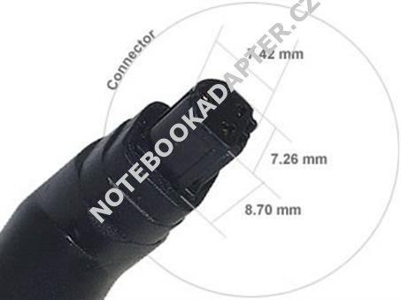 konektor č.23 pro síťový adaptér pro 7,5x7,3mm