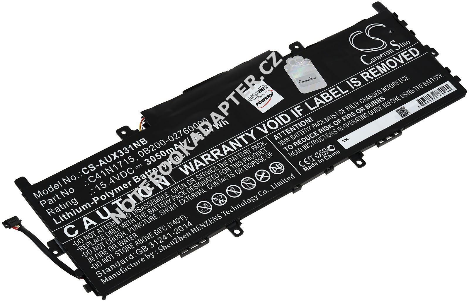 aku pro Asus Zenbook UX331UAL-EG041T