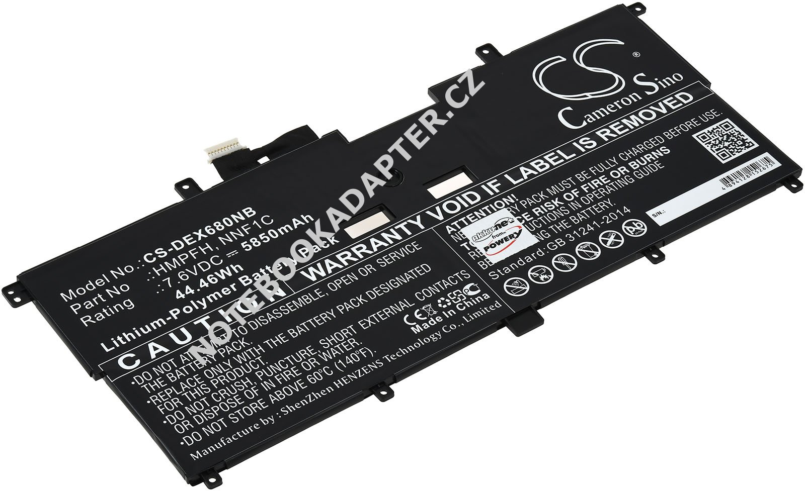 aku pro Dell XPS 13-9365-D1605TS