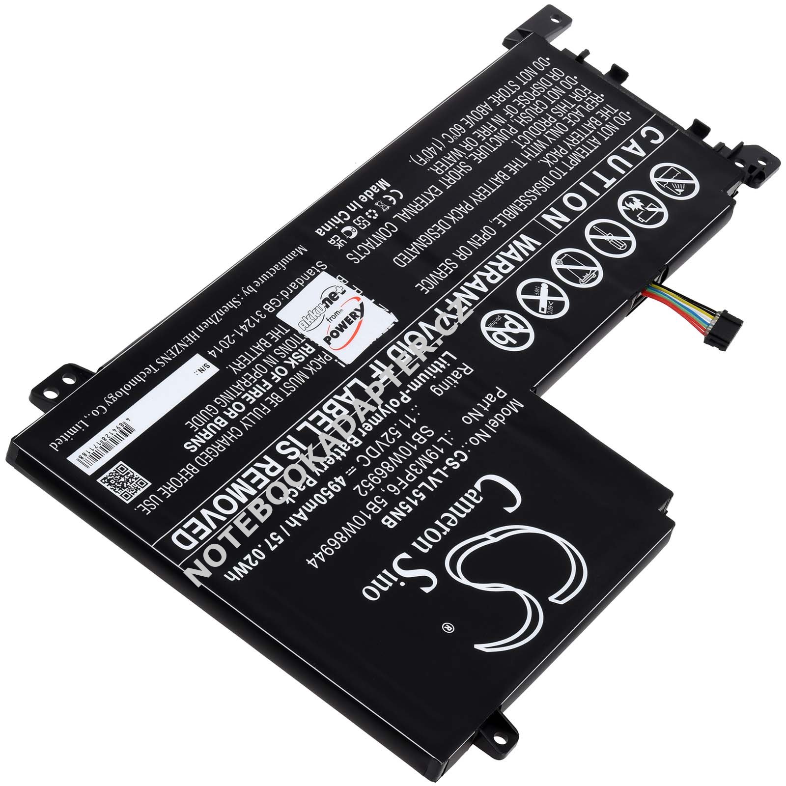 aku pro Lenovo IdeaPad 5-15IIL05 81YK0038MX