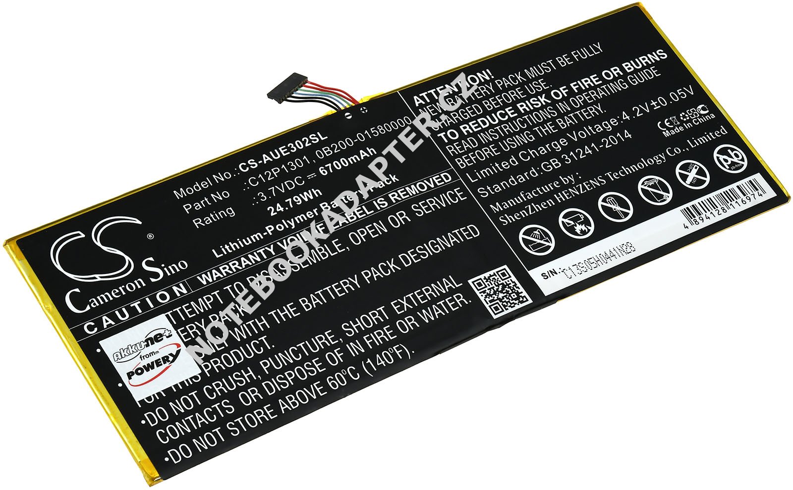 aku pro tablet Asus MeMO Pad K00A