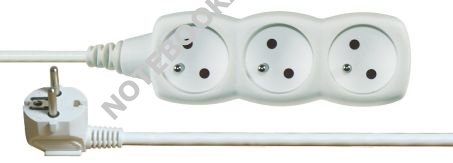 prodlužovací kabel 3 zásuvky 1,5m